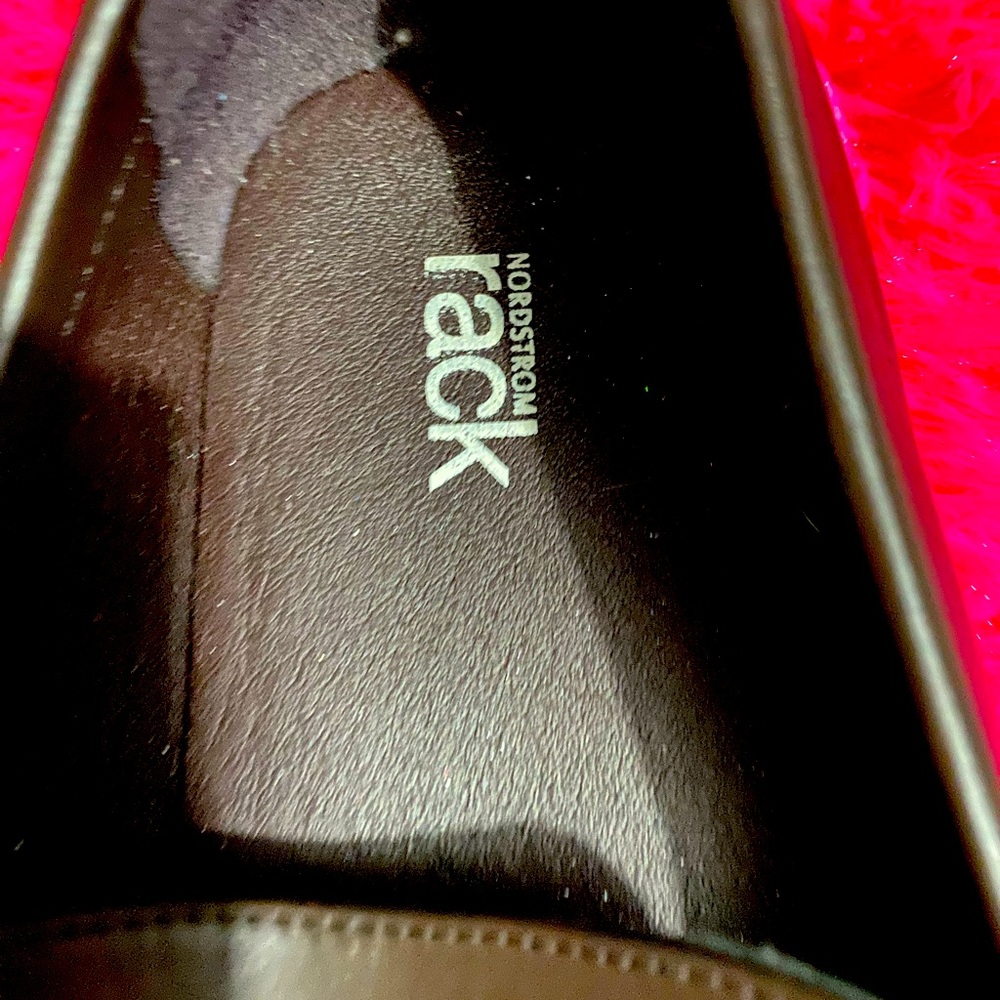 Boys brown loafers with rubber sole